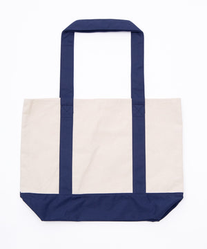 ロゴ刺繍キャンバストートバッグ