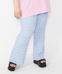 レースフリルフレアパンツ