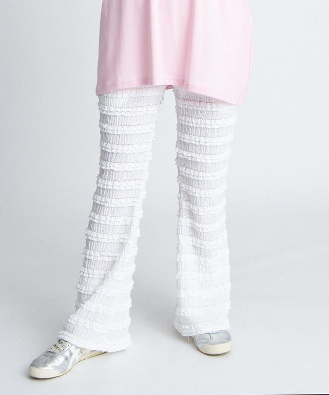 レースフリルフレアパンツ/身長:163cm サイズ1