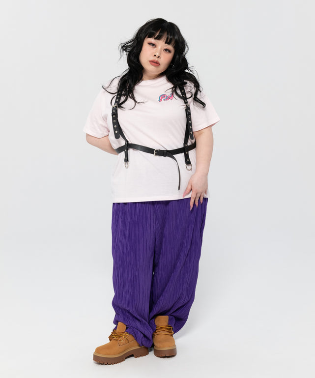 セルフカットプリーツパンツ/身長:163cm サイズ4