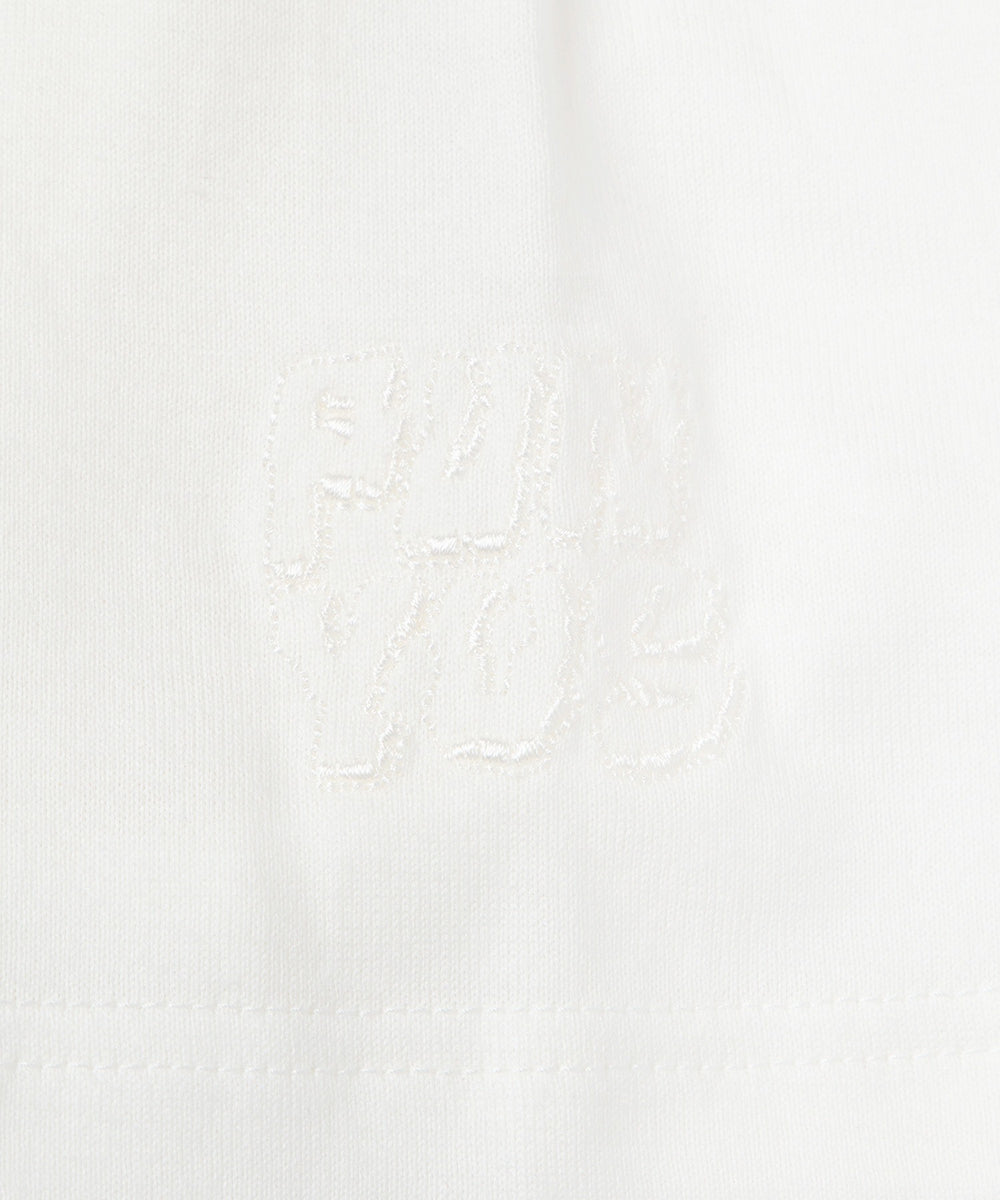 スリーブロゴ刺繍Tシャツ
