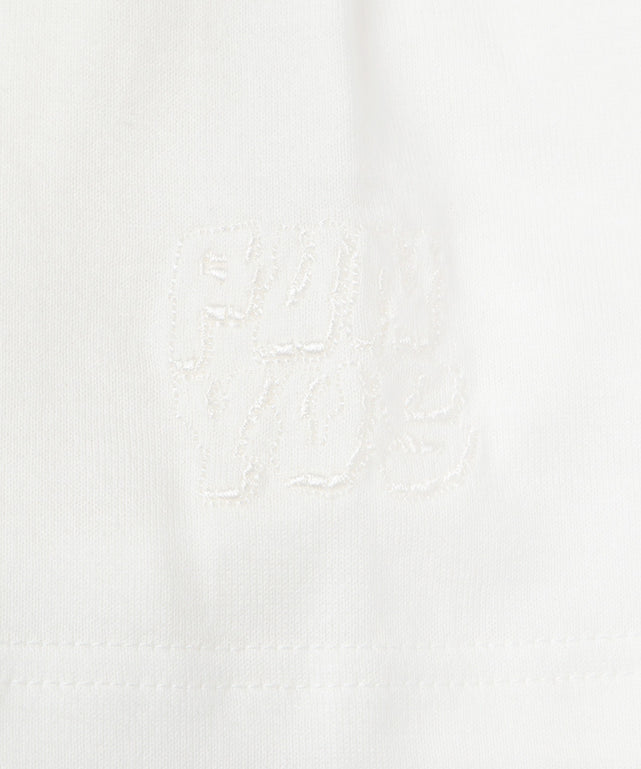 スリーブロゴ刺繍Tシャツ