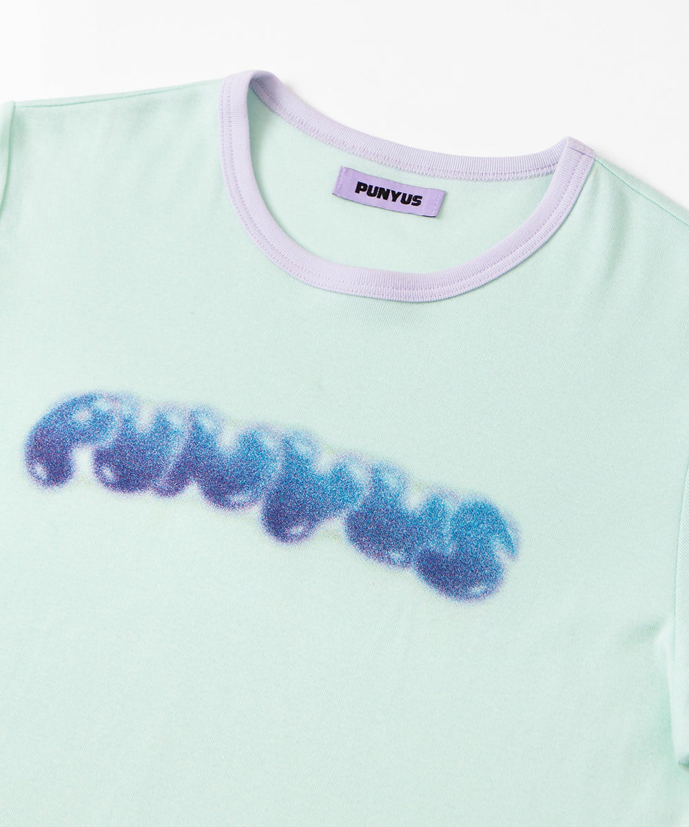 PUNYUSロゴピチリンガーTシャツ