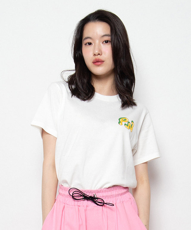 PNロゴTシャツ/身長:164cm サイズ1