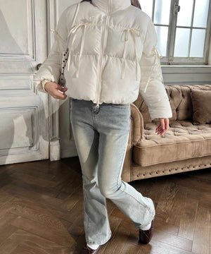 ホワイトアイボリー モデル：160㎝ F着用