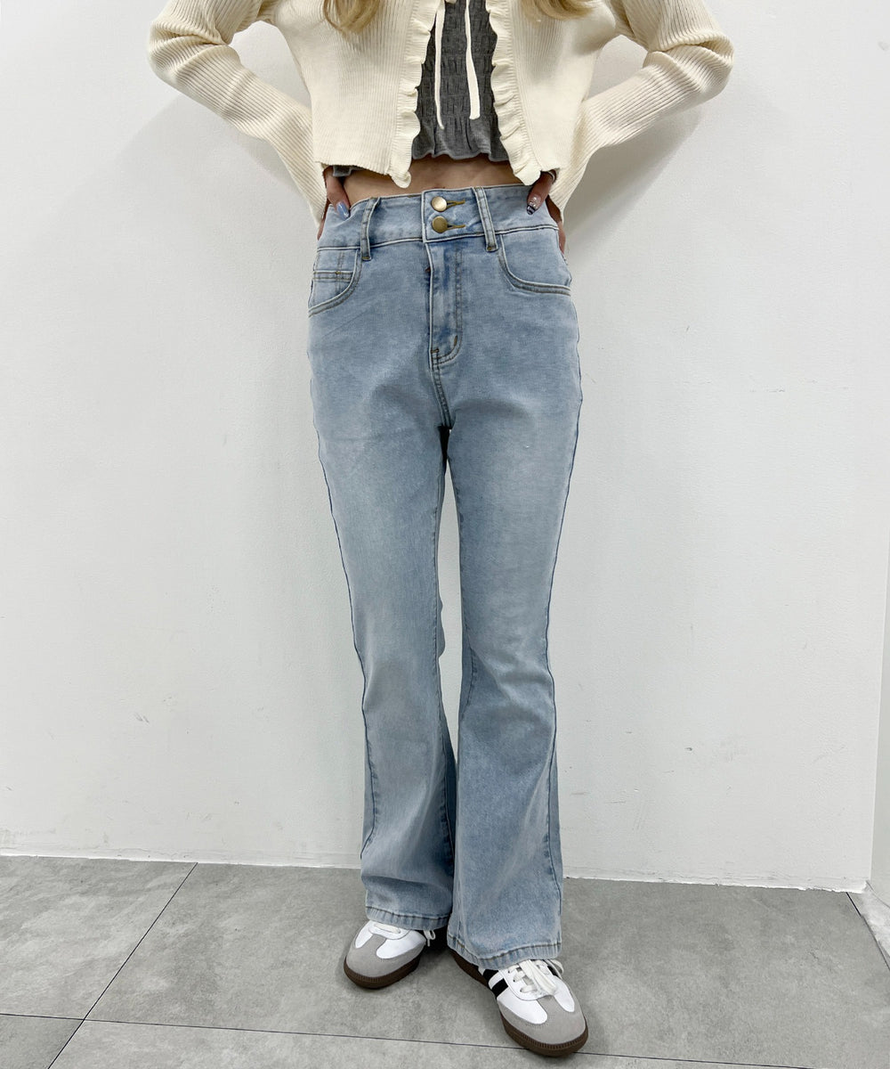ストレッチフレアパンツ