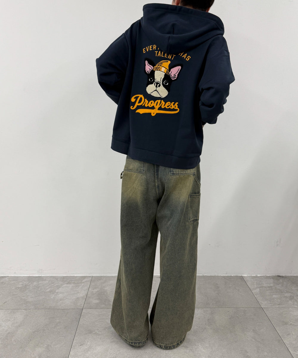 ネイビー モデル：175cm L着用