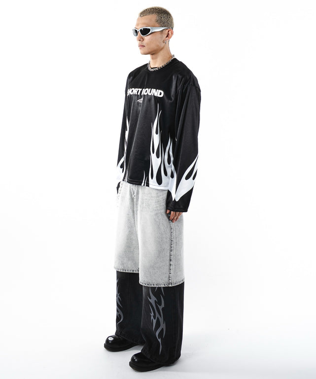 ブラック モデル：180cm L着用