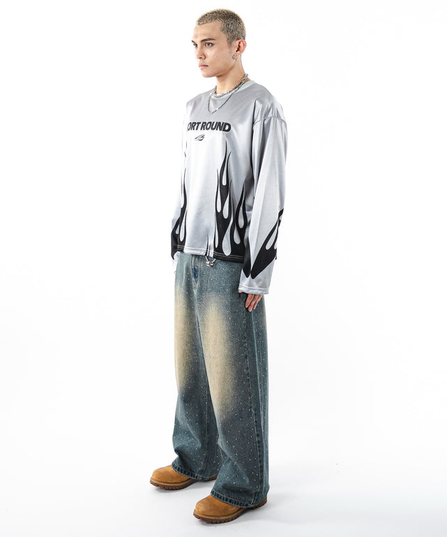 グレー モデル：180cm L着用