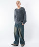 ネイビー モデル：180cm L着用モデル：172cm L着用