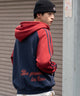 ネイビー　モデル：180㎝　L着用
