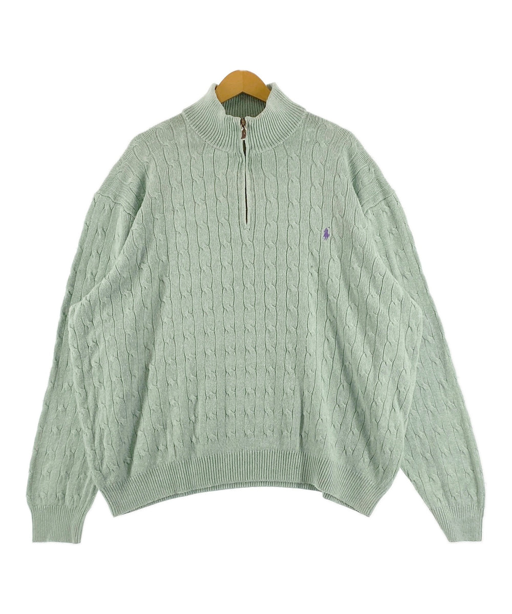 Ralph LaurenブランドハーフZIPニット