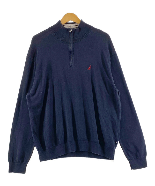 NAUTICA ブランドハーフZIPニット/NAUTICA ブランドハーフZIPニット