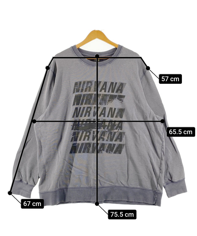 NIRVANA プリントスウェット