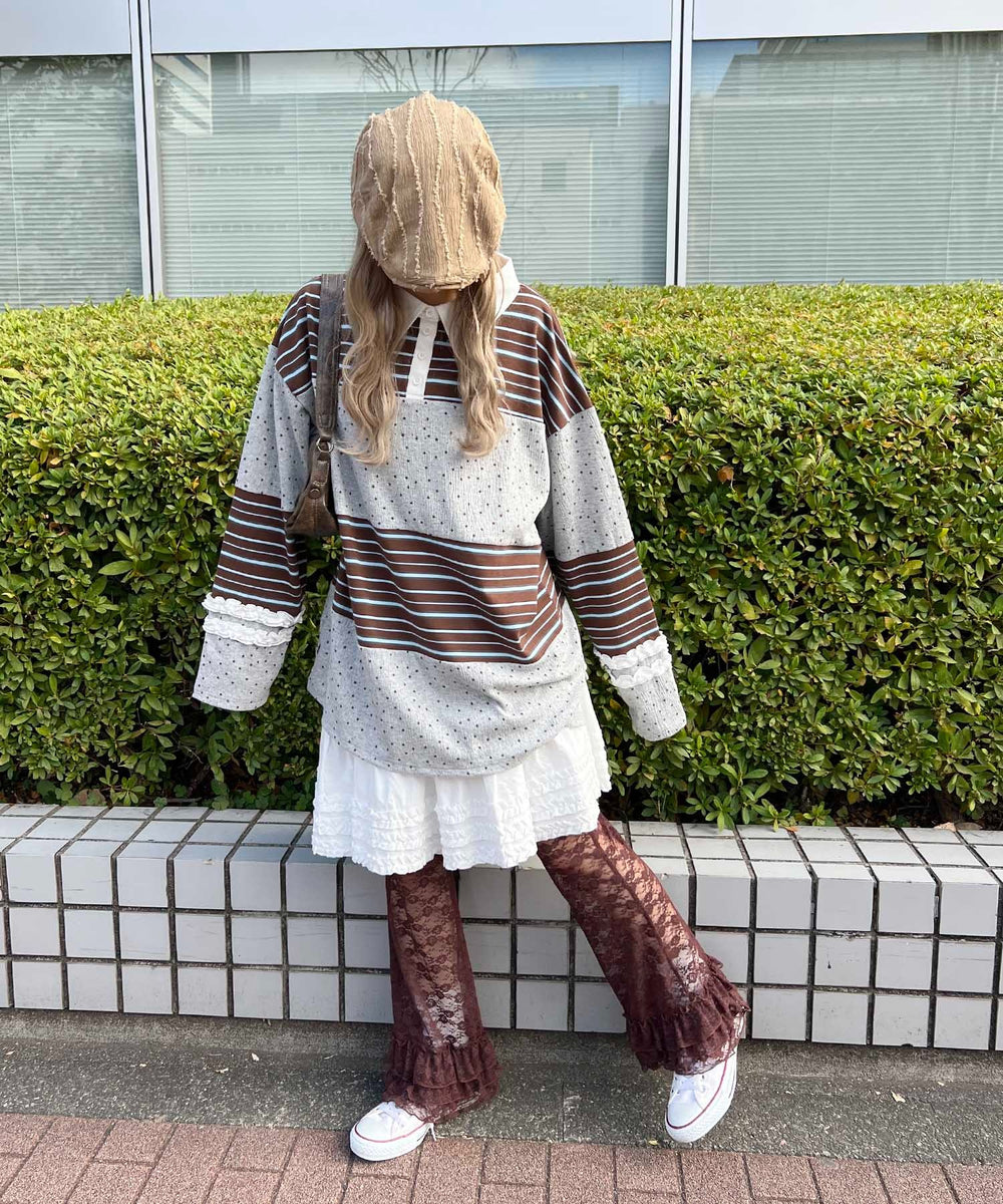 ヘムフリルレースパンツ