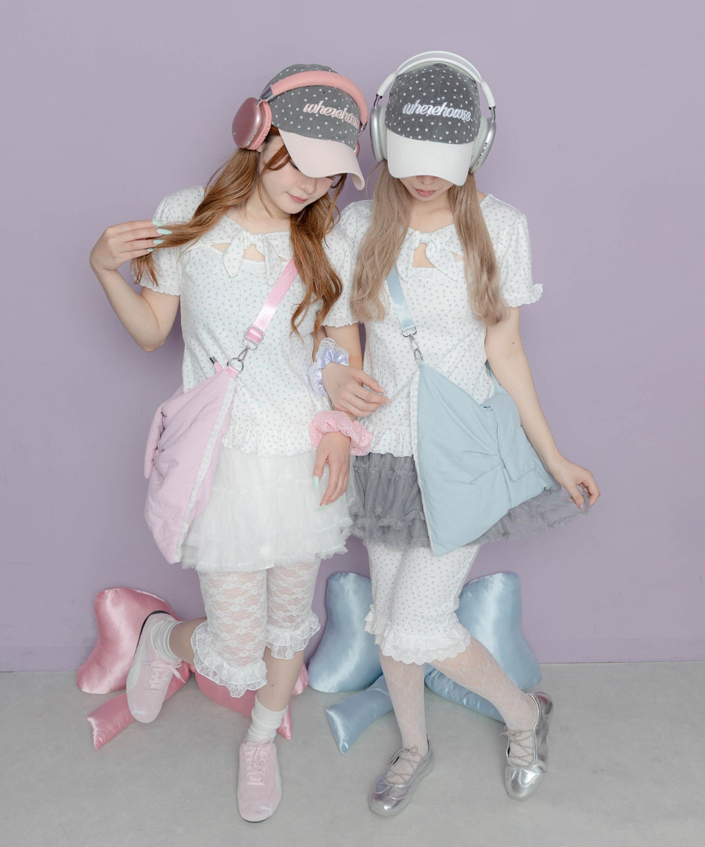 ホワイト モデル：157㎝ F着用/柄1 モデル：160㎝ F着用
