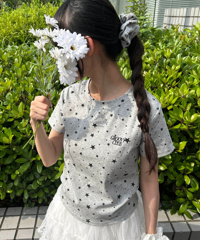 アソートシュシュセットTシャツ/ブラック モデル：157㎝ F着用