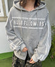 ドットパッチワークジップパーカー/グレー モデル：160㎝ F着用