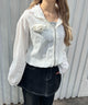 ホワイト モデル：160㎝ F着用