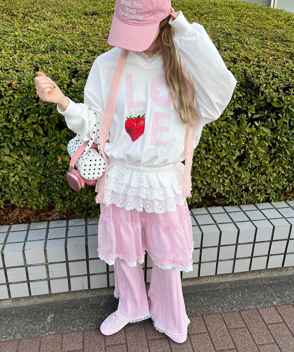 ピンクモデル：160㎝ F着用