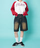レッド　モデル:155cm F着用