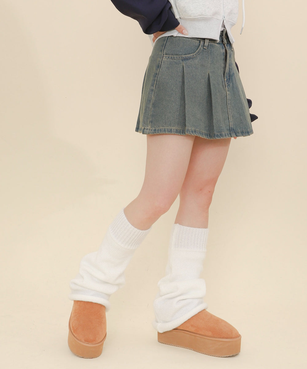 デニム中濃 モデル：147cm F着用