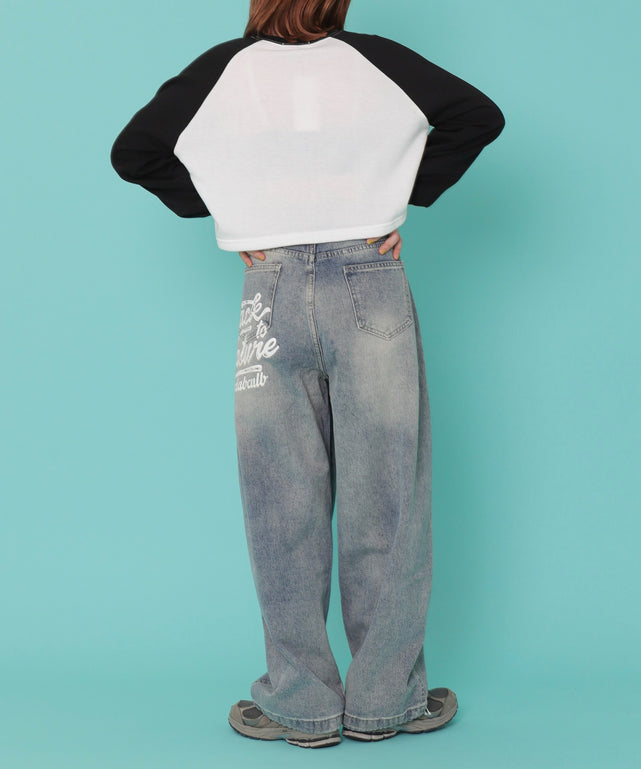 デニム淡 モデル：155cm M着用