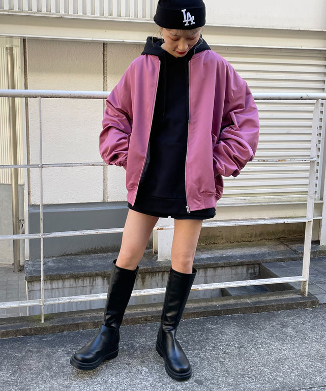 ピンク モデル：157cm L着用