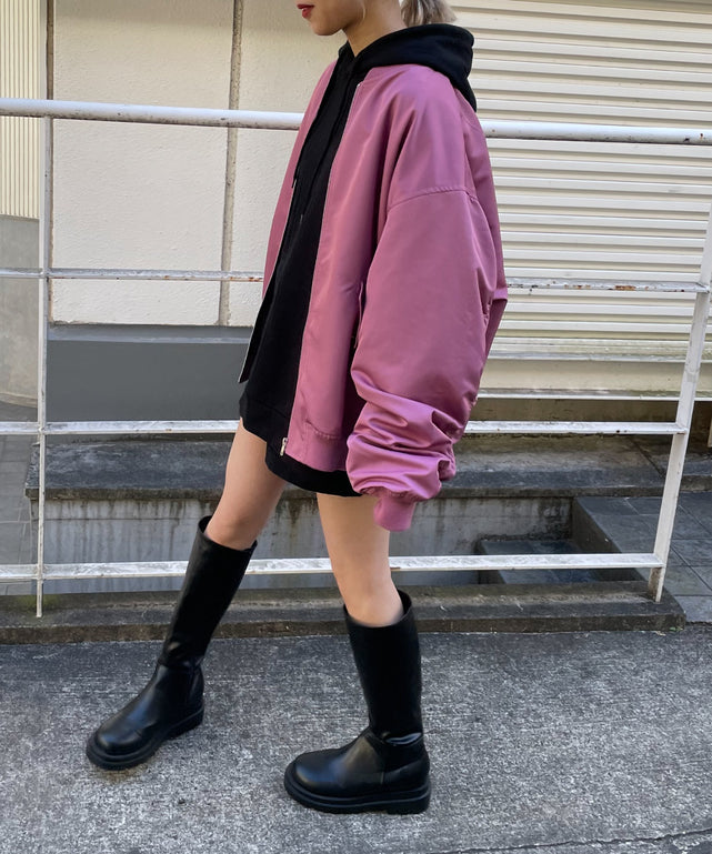 ピンク モデル：157cm L着用