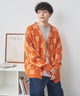 モヘアライク総柄BIGカーディガン/柄6 モデル：175cm L着用