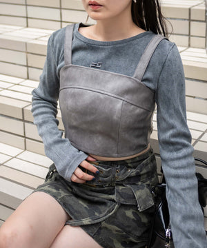 グレー　モデル:155cm F着用