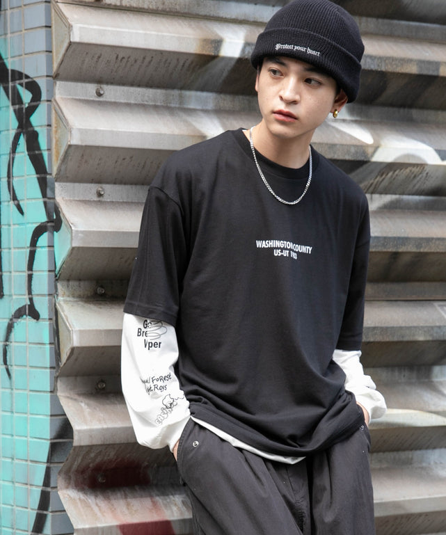 ブラック モデル：180cm L着用