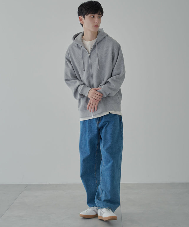 杢グレー　モデル:177cm L着用
