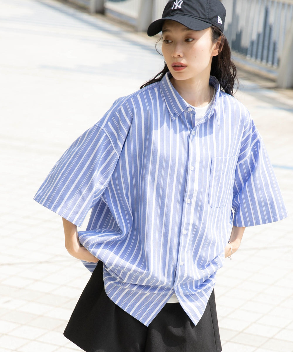 ブルーその他 モデル：161cm L着用