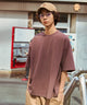 ビックコットンT/ブラウン モデル：178cm L着用