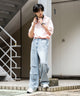 デニム中濃加工色 モデル：180cm L着用
