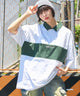 ワンポイントカラーブロックプルオーバー/Lグレー モデル：160cm L着用