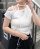 ホワイト 　モデル:155cm F着用