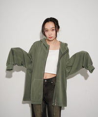 HIGHNECK ZIP HOODIE