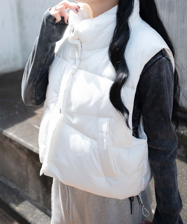 ホワイト 　モデル:155cm F着用