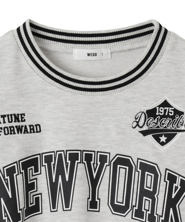 NEWYORKラインリブスウェット