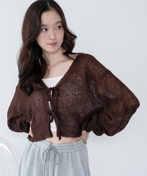 ブラウン モデル：163cm F着用