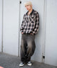 ブラウンチェック1 モデル：175cm L着用