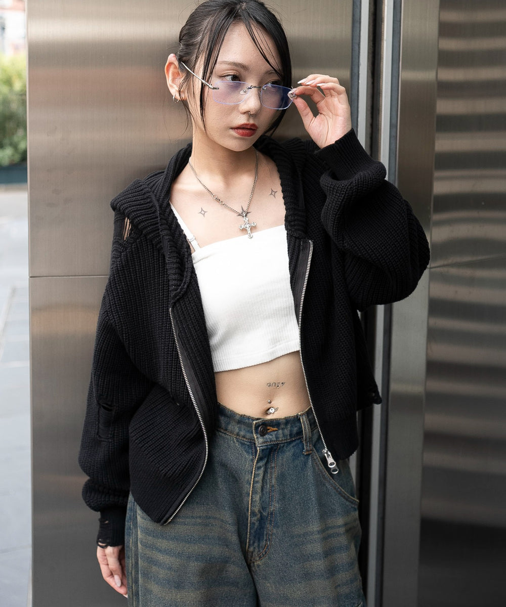 ブラック　モデル：159cm F着用