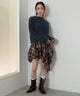 ブラウン　モデル：163cm F着用