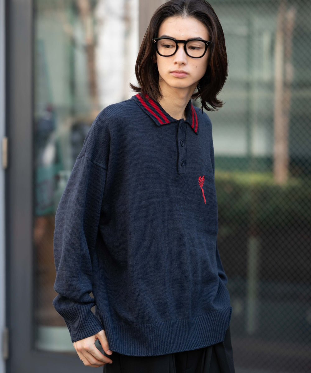 ネイビー モデル：175cm L着用