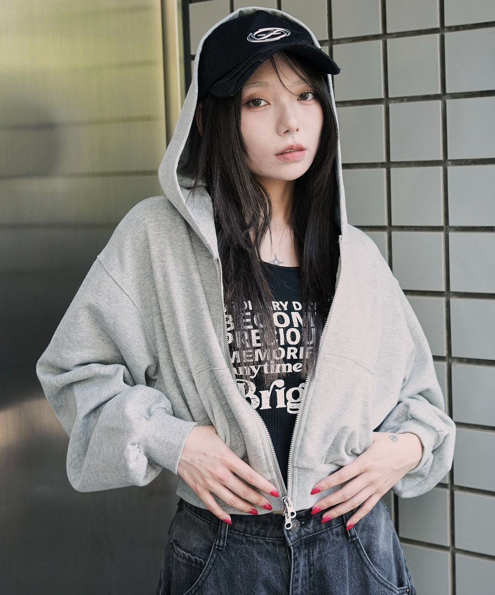 杢グレー　モデル：159cm F着用