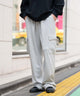 杢グレー　モデル：180㎝　L着用