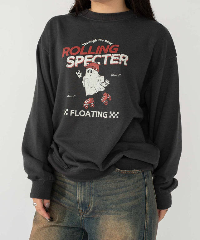 アソートグラフィックプルオーバー/柄19 モデル：154cm F着用