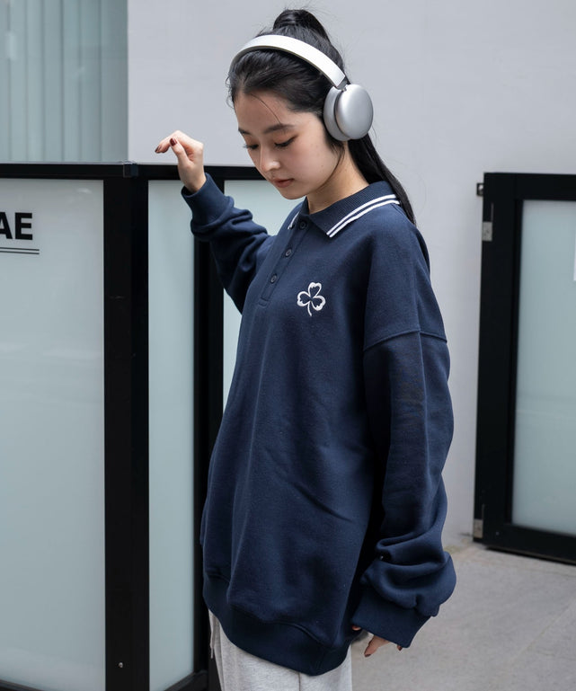 ネイビー　モデル：160㎝　L着用